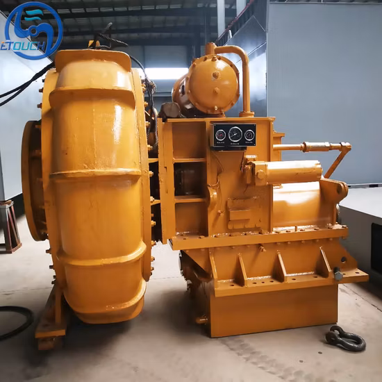 Pompa centrifuga orizzontale in cemento resistente all'usura, pompa per liquami per escavatore industriale a base di sabbia di fiume e calce