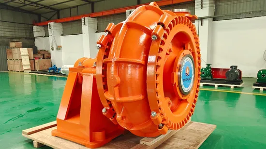Pompa centrifuga ad aspirazione orizzontale per dragaggio di sabbia di ghiaia